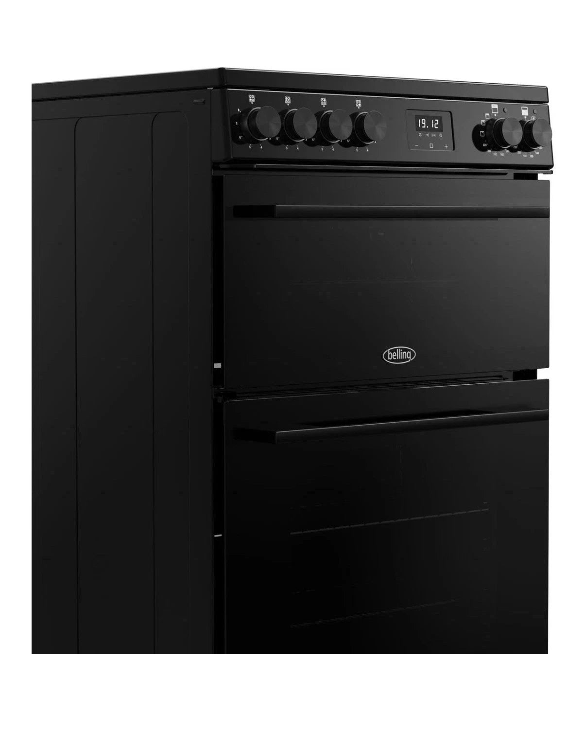 Belling 444412058 FSA Vision 60Ei BSS (72) 60cm Electric Induction Cooker with Double Oven in Black - (Ex Display) - HW182372