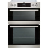 AEG 6000 DEB331010M (25) SurroundCook Clean Enamel Electric Double Built In Oven in Stainless Steel - A/A Rated - (Ex Display) - HW182425