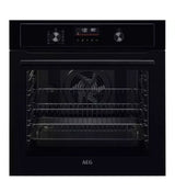 AEG BPX535061B (20) Built-In Electric Single Oven with Pyrolytic Self Cleaning in Black - A Rated - (Ex Display) - HW182320