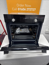 Bosch Series 2 HHF113BA0B (65) Built-In Electric Single Oven in Black with 13 Amp Plug - A Rated - (Ex Display) - HW182165