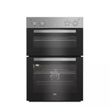 Beko RecycledNet® BBXDF21000S (97) Built In Double Oven in Silver - A/A Rated ex display HW182397